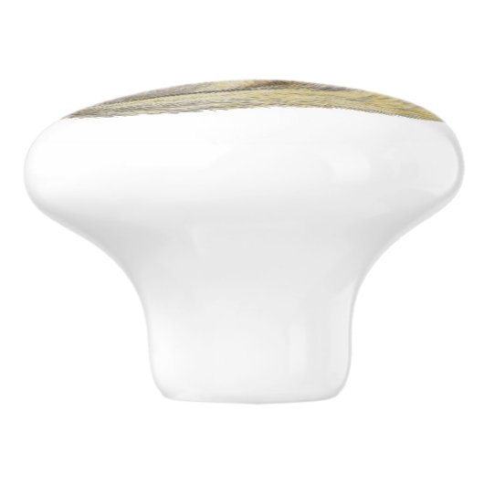 Baby Chipmunk Keramische Knop (Zijkant)