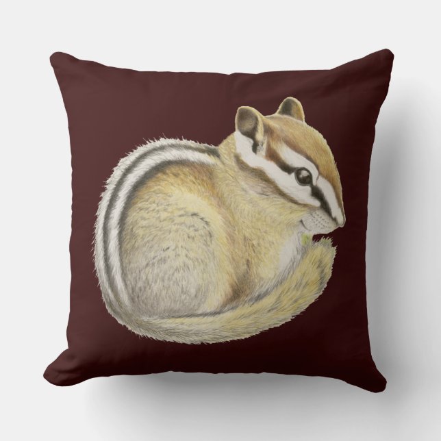 Baby Chipmunk Kussen (Voorkant)