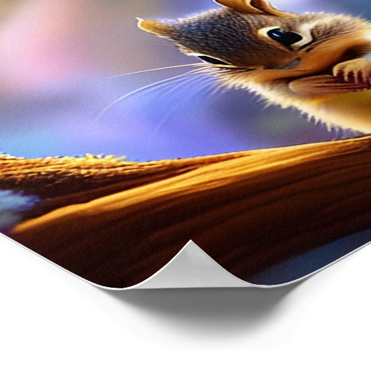 Baby Chipmunk Poster (Hoek)