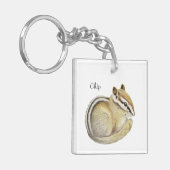 Baby Chipmunk Sleutelhanger (Voorkant Links)