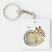 Baby Chipmunk Sleutelhanger (Voorkant)