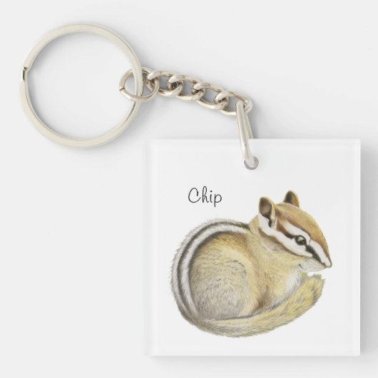 Baby Chipmunk Sleutelhanger (Voorkant)
