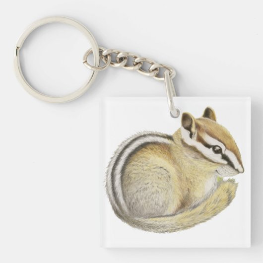Baby Chipmunk Sleutelhanger (Voorkant)