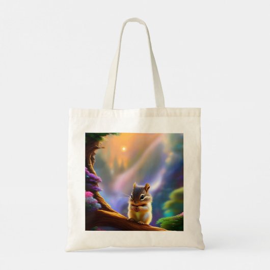 Baby Chipmunk Tote Bag (Achterkant)