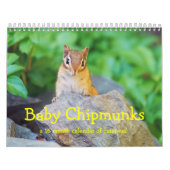 Baby Chipmunks 2014/2015 (kalender van 16 maanden) Kalender (Hoes)