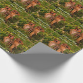 Baby Chipmunks Animal Art, gepersonaliseerd Cadeaupapier (Hoek)