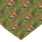 Baby Chipmunks Animal Natuur Art  Korte Tafelloper (Hoek)