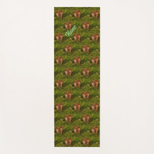 Baby Chipmunks Animal Natuur Art Yogamat (Voorkant)