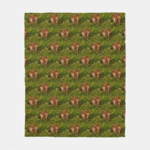 Baby Chipmunks Dieren Natuur Kunst Patroon Fleece Deken
