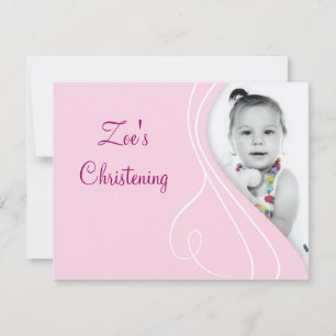 BABY CHRISTENING KAART