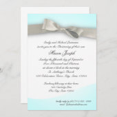 Baby Christening met Bow Kaart (Voorkant / Achterkant)