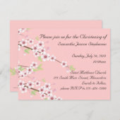 Baby Christening Uitnodiging (Voorkant / Achterkant)