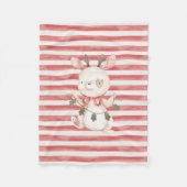Baby Christmas Character Fleece Deken (Voorkant)