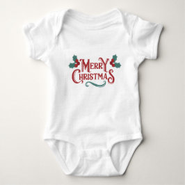 Baby Christmas One-Piece | Merry Christmas Outfit  Romper
