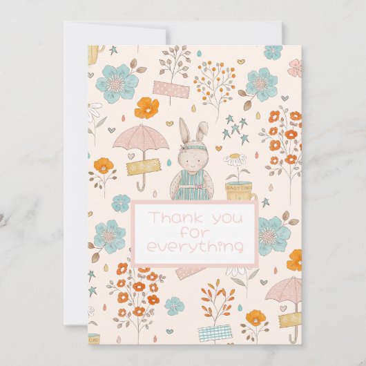 Baby Cino Bedankkaart (Voorkant)