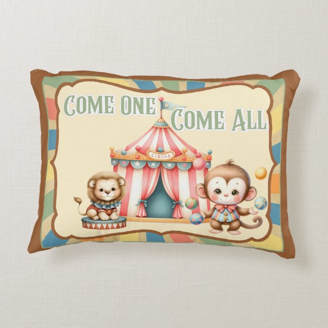 Baby Circus Accent Kussen (Achterkant)