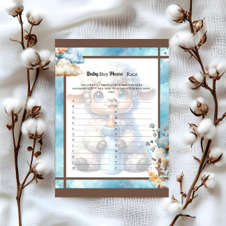 Baby Circus_ Baby Boy Name Race Game Briefhoofd