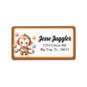 Baby Circus Etiket (Voorkant)