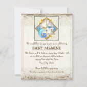 Baby Circus Fantasy Seahorse Carousel  Kaart (Achterkant)