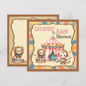 Baby Circus Feestdagenkaart (Voorkant / Achterkant)