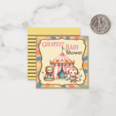 Baby Circus Notitiekaartje (Voorkant / Achterkant in situ)