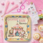 Baby Circus Papieren Bordje (Feest)