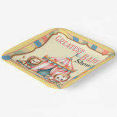 Baby Circus Papieren Bordje (Gebogen)