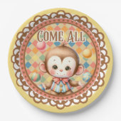 Baby Circus Papieren Bordje (Voorkant)