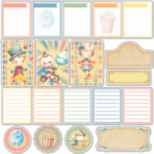 Baby Circus Planner Sticker (Voorkant)