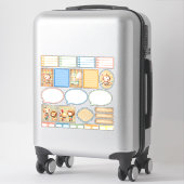 Baby Circus Planner Sticker (Koffer)
