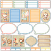 Baby Circus Planner Sticker (Voorkant)