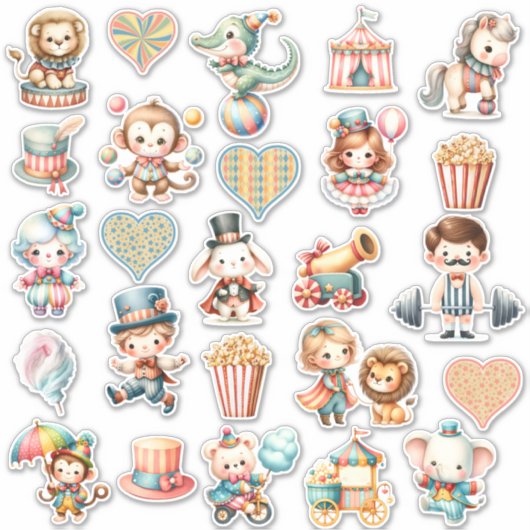 Baby Circus Sticker (Voorkant)