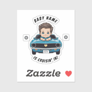 Baby Classic Race auto thema Sticker