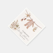 Baby Clothes Boho Neutral Baby shower Napkin Servet (Hoek)