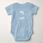 baby clothes romper (Achterkant)