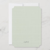 Baby Clothesline Gender onthullen Uitnodigingen (Achterkant)