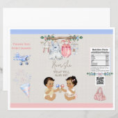 Baby Clothesline Geslacht onthullen Chip Bag (Voorkant / Achterkant)