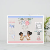 Baby Clothesline Geslacht onthullen Chip Bag (Staand voorkant)