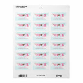 Baby Clothesline {pink} Etiket (Full Sheet)