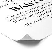 Baby Clothesline zegt niet het partijteken van bab Poster (Hoek)