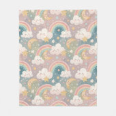 Baby Cloud Blanket Pastel Hues voor Sweet Dreams Fleece Deken (Voorkant)