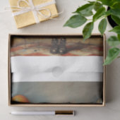 Baby Clown met ballonnen - Decoupage - Tissuepapier (Geschenk)