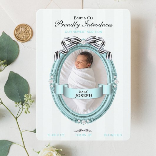 Baby & Co Geboorteaankondigingskaart
