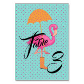 BABY & CO laat Flamingo Shower Party Kaart (Achterkant)