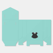 BABY & CO Little Black Jurk Douche Sprinkle Party Bedankdoosjes (Ongevouwen)