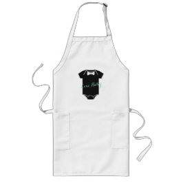 BABY & CO Little Man Boy Shower Long Apron Lang Schort