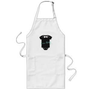 BABY & CO Little Man Boy Shower Long Apron Lang Schort