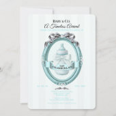 Baby & Co Modern Baby Shower Invitation Kaart (Voorkant)