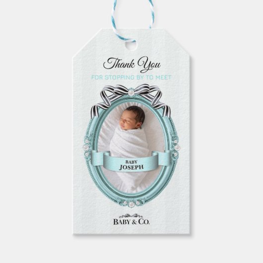 Baby & Co Sip and See Cadeaulabel (Voorkant)