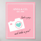 BABY & CO Sprookjesfeest Fotocabine Feest Ezel Poster (Voorkant)